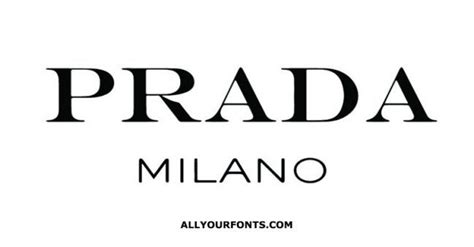 sigla prada|prada logo font.